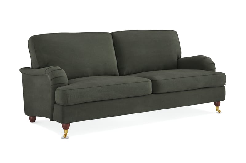 Howard Lyx 3-sits Manchestersoffa - Mörkgrön - Möbler - Vardagsrum - Soffor - Howardsoffor