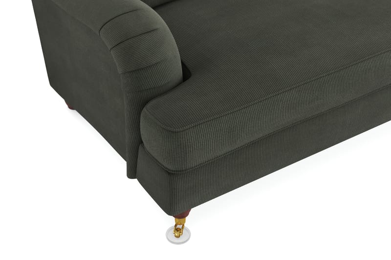 Howard Lyx 3-sits Manchestersoffa - Mörkgrön - Möbler - Vardagsrum - Soffor - Howardsoffor