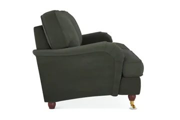 Howard Lyx 3-sits Manchestersoffa - Mörkgrön - Möbler - Vardagsrum - Soffor - Howardsoffor