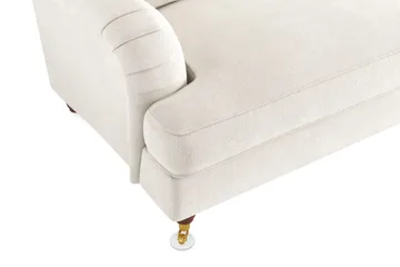 Howard Lyx 3-sits Sammetssoffa - Krämvit - Möbler - Vardagsrum - Soffor - Howardsoffor
