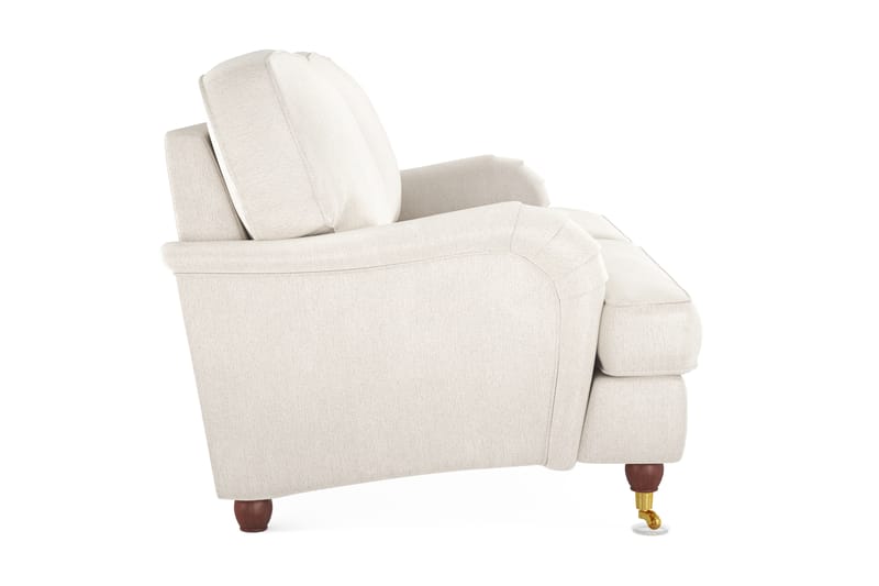 Howard Lyx 3-sits Sammetssoffa - Krämvit - Möbler - Vardagsrum - Soffor - Howardsoffor