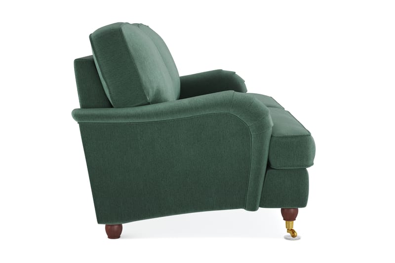 Howard Lyx 3-sits Sammetssoffa - Mörkgrön - Möbler - Vardagsrum - Soffor - Howardsoffor