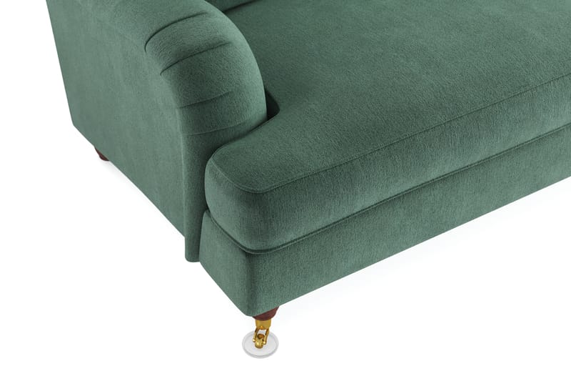 Howard Lyx 3-sits Sammetssoffa - Mörkgrön - Möbler - Vardagsrum - Soffor - Howardsoffor