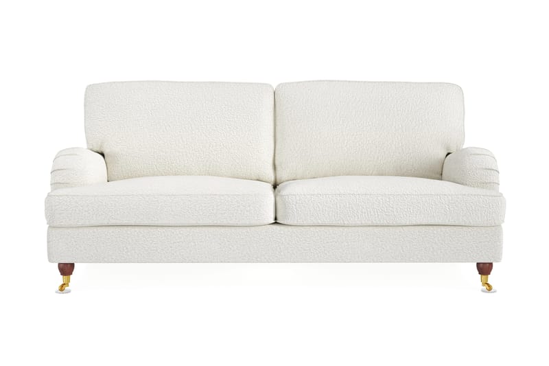 Howard Lyx 3-sits Soffa i Bouclé, Vit