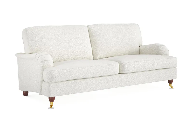 Howard Lyx 3-sits Soffa i Bouclé - Vit - Möbler - Vardagsrum - Soffor - Howardsoffor