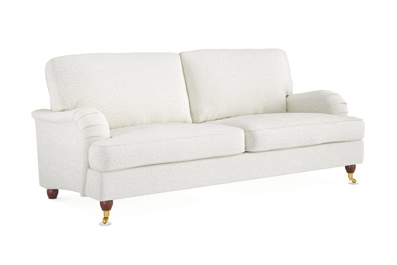 Howard Lyx 3-sits Soffa i Bouclé - Vit - Möbler - Vardagsrum - Soffor - Howardsoffor