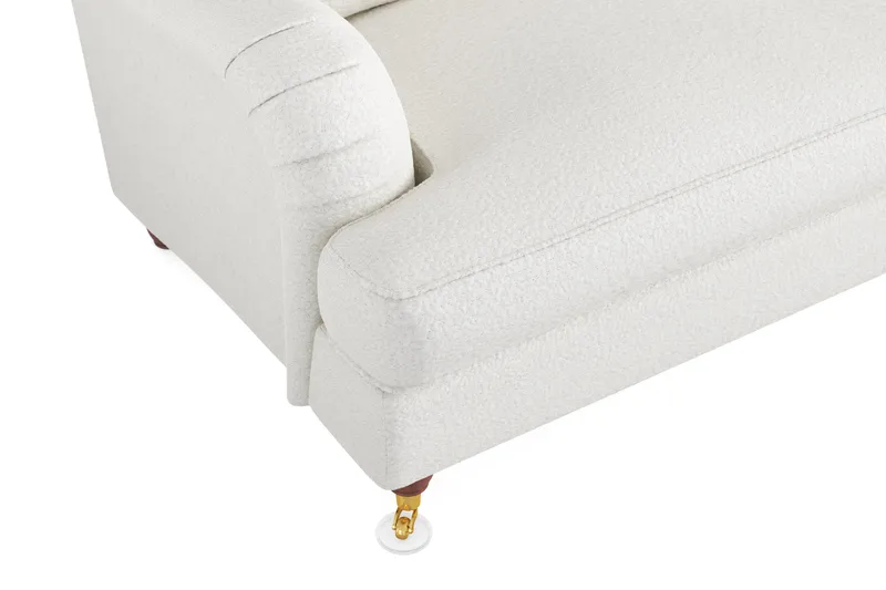 Howard Lyx 3-sits Soffa i Bouclé - Vit - Möbler - Vardagsrum - Soffor - Howardsoffor