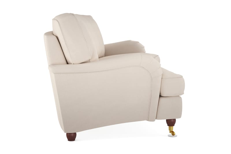 Howard Lyx 3-sits Svängd Manchestersoffa - Beige - Möbler - Vardagsrum - Soffor - Howardsoffor