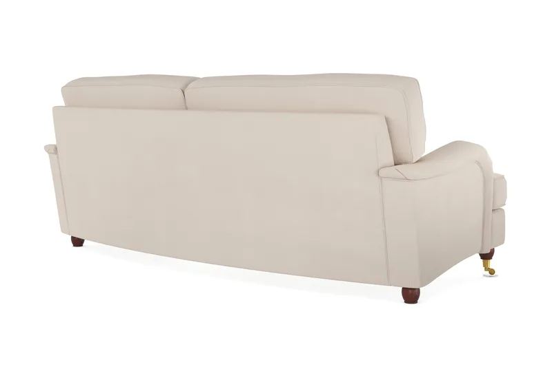 Howard Lyx 3-sits Svängd Manchestersoffa - Beige - Möbler - Vardagsrum - Soffor - Howardsoffor