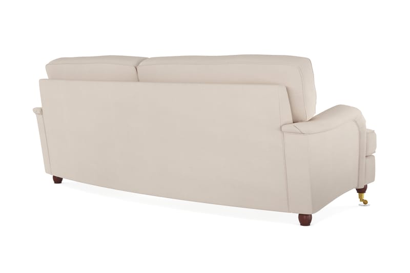 Howard Lyx 3-sits Svängd Manchestersoffa - Beige - Möbler - Vardagsrum - Soffor - Howardsoffor