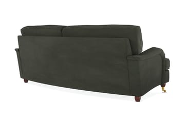 Howard Lyx 3-sits Svängd Manchestersoffa - Mörkgrön - Möbler - Vardagsrum - Soffor - Howardsoffor