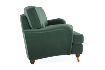 Howard Lyx 3-sits Svängd Sammetssoffa - Mörkgrön - Möbler - Vardagsrum - Soffor - Howardsoffor