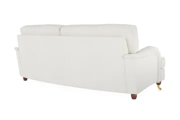Howard Lyx 3-sits Svängd Soffa i Bouclé - Vit - Möbler - Vardagsrum - Soffor - Howardsoffor