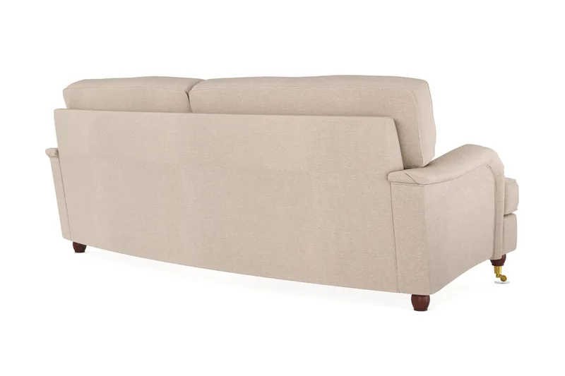 Howard Lyx 3-sits Svängd Tygsoffa - Beige - Möbler - Vardagsrum - Soffor - Howardsoffor