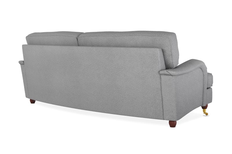 Howard Lyx 3-sits Svängd Tygsoffa - Ljusgrå - Möbler - Vardagsrum - Soffor - Howardsoffor
