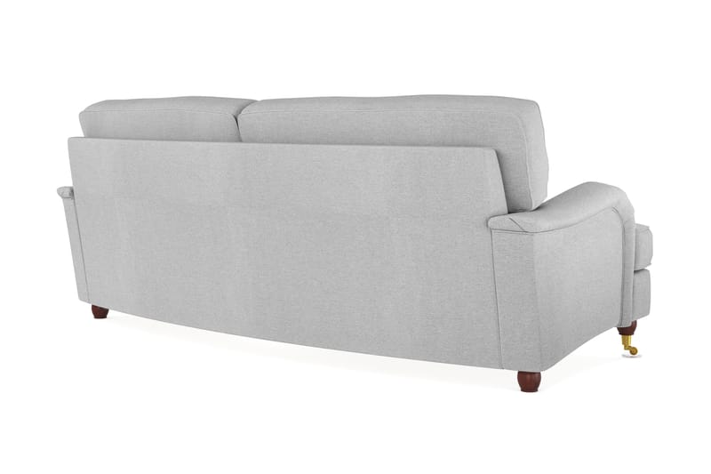 Howard Lyx 3-sits Svängd Tygsoffa - Ljusgrå - Möbler - Vardagsrum - Soffor - Howardsoffor