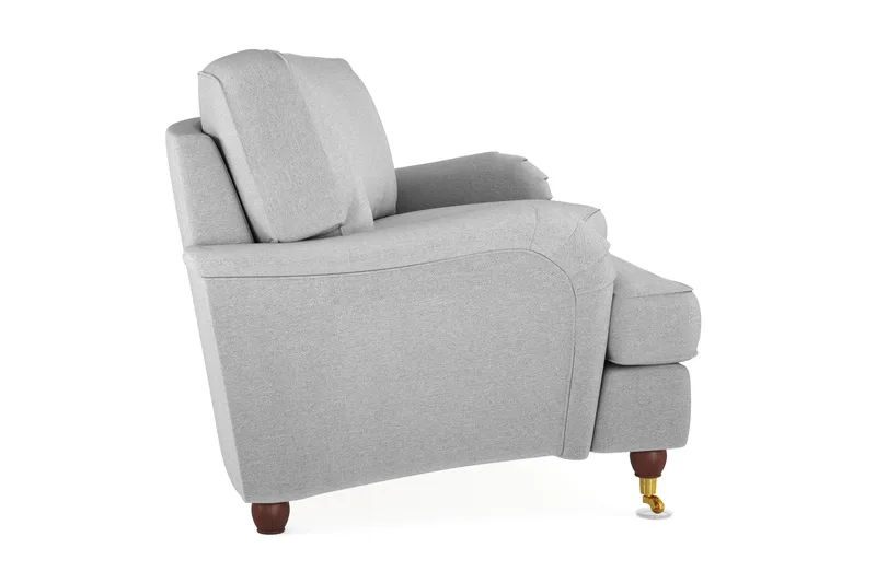 Howard Lyx 3-sits Svängd Tygsoffa - Ljusgrå - Möbler - Vardagsrum - Soffor - Howardsoffor