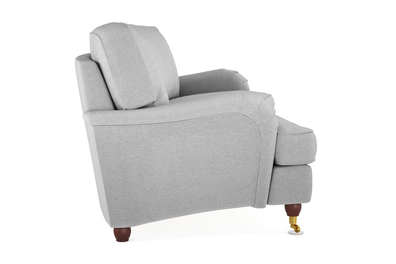 Howard Lyx 3-sits Svängd Tygsoffa - Ljusgrå - Möbler - Vardagsrum - Soffor - Howardsoffor