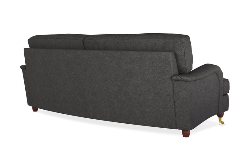 Howard Lyx 3-sits Svängd Tygsoffa - Mörkgrå - Möbler - Vardagsrum - Soffor - Howardsoffor