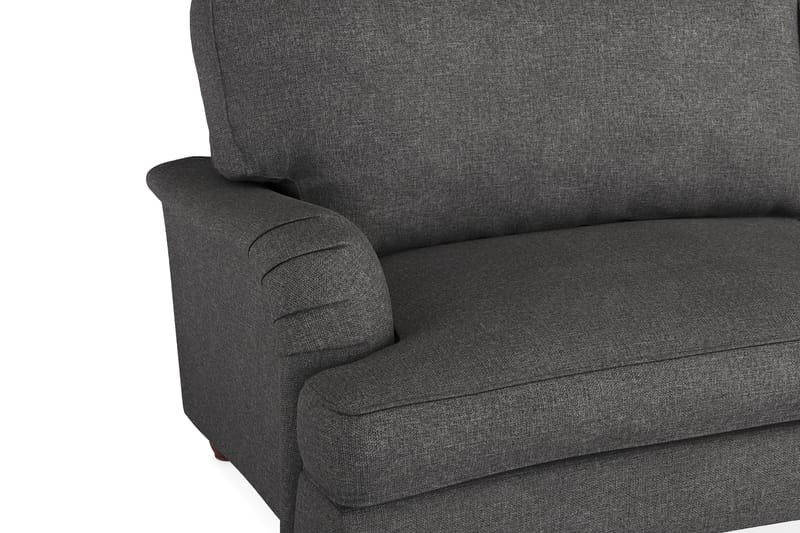 Howard Lyx 3-sits Svängd Tygsoffa - Mörkgrå - Möbler - Vardagsrum - Soffor - Howardsoffor