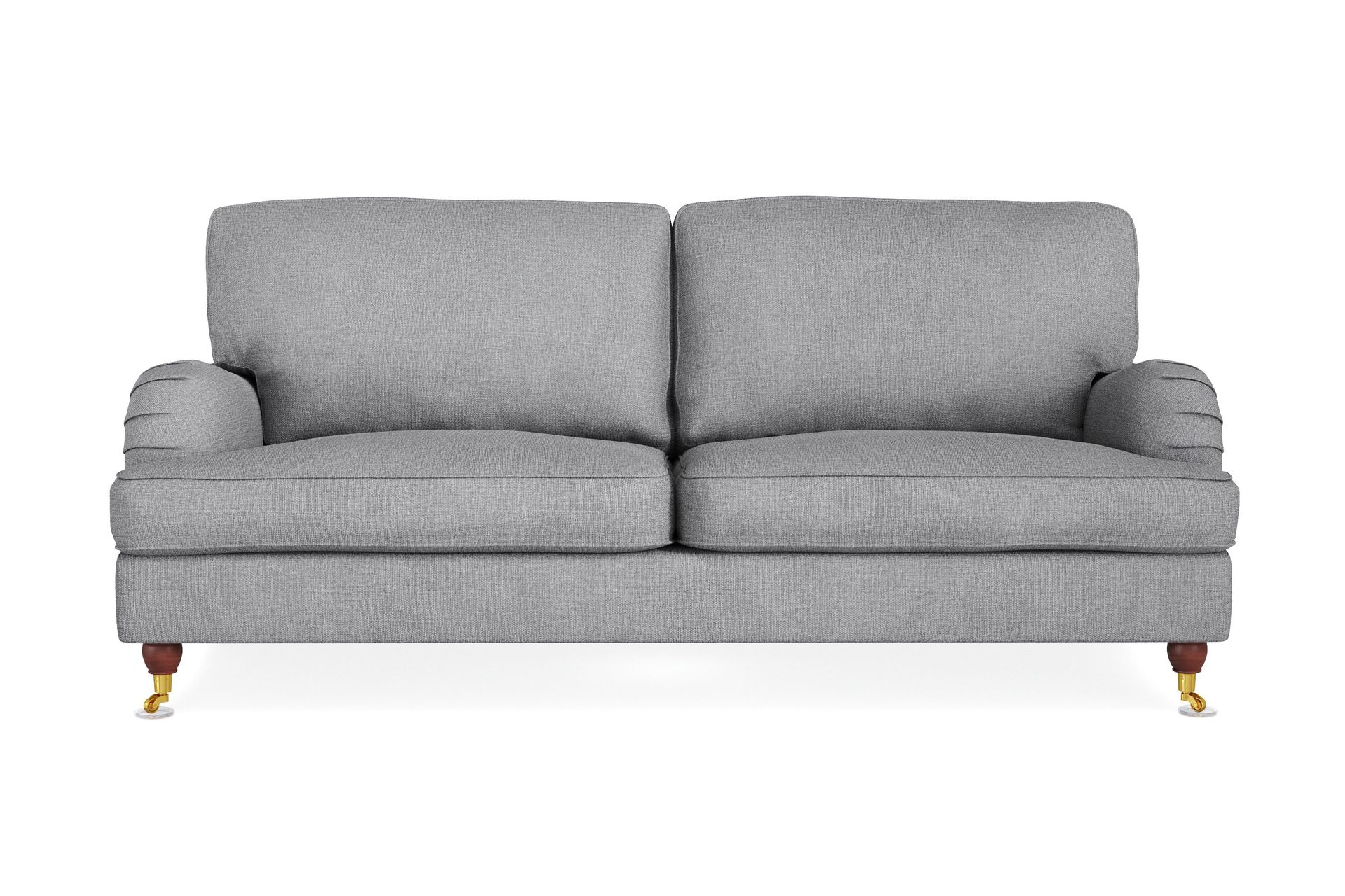 howard lyx 3-sits tygsoffa - ljusgrå