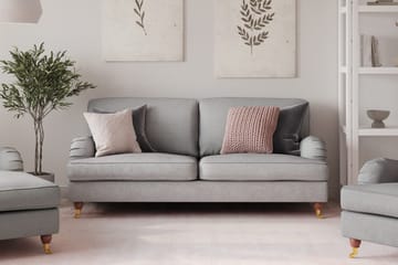 Howard Lyx 3-sits Tygsoffa - Ljusgrå - Möbler - Vardagsrum - Soffor - Howardsoffor