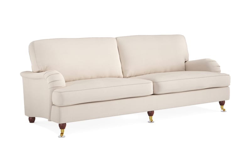 Howard Lyx 4-sits Manchestersoffa - Beige - Möbler - Vardagsrum - Soffor - Howardsoffor