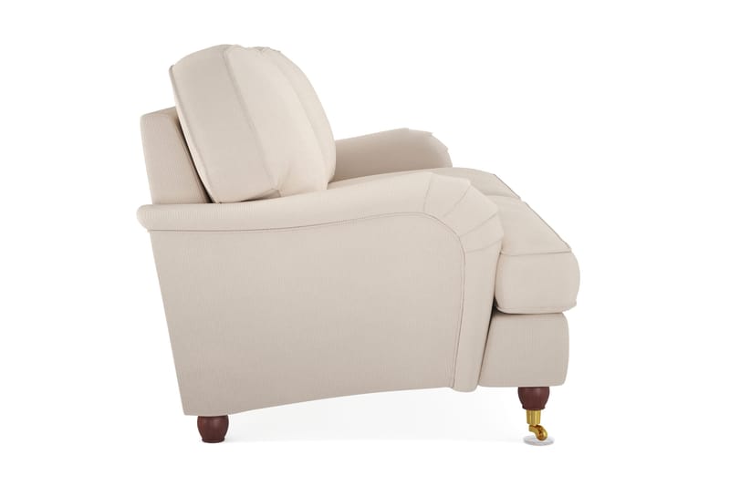 Howard Lyx 4-sits Manchestersoffa - Beige - Möbler - Vardagsrum - Soffor - Howardsoffor