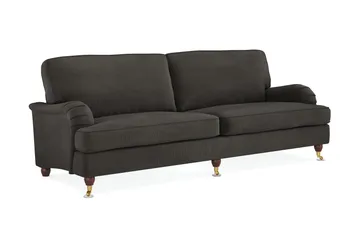 Howard Lyx 4-sits Manchestersoffa - Mörkgrå - Möbler - Vardagsrum - Soffor - Howardsoffor