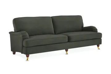 Howard Lyx 4-sits Manchestersoffa - Mörkgrön - Möbler - Vardagsrum - Soffor - Howardsoffor