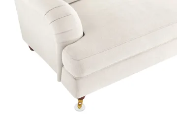Howard Lyx 4-sits Sammetssoffa - Krämvit - Möbler - Vardagsrum - Soffor - Howardsoffor