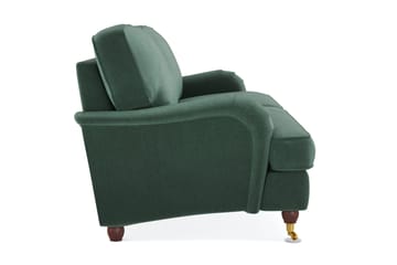 Howard Lyx 4-sits Sammetssoffa - Mörkgrön - Möbler - Vardagsrum - Soffor - Howardsoffor