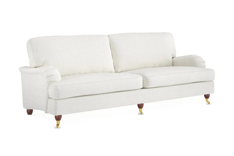 Howard Lyx 4-sits Soffa i Bouclé - Vit - Möbler - Vardagsrum - Soffor - Howardsoffor