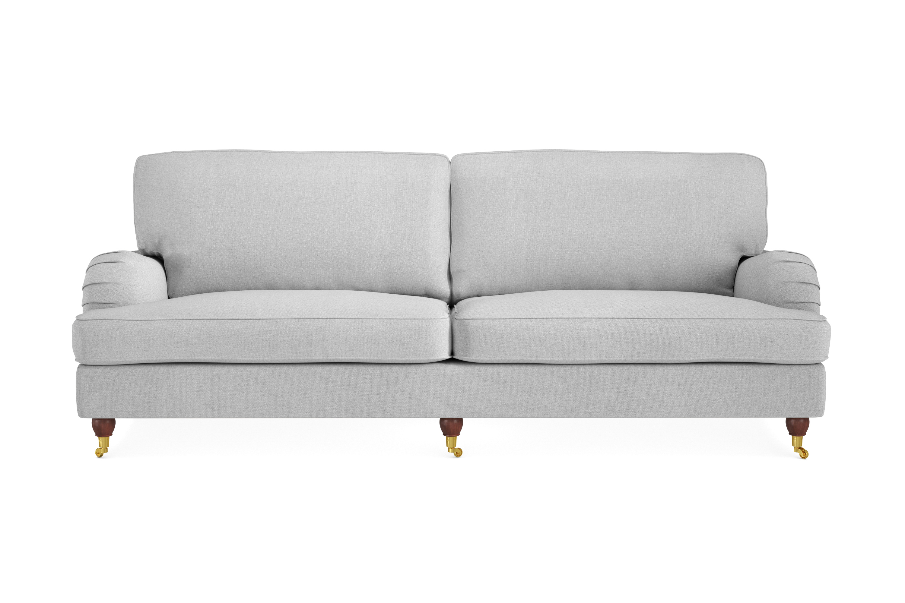 howard lyx 4-sits tygsoffa - ljusgrå