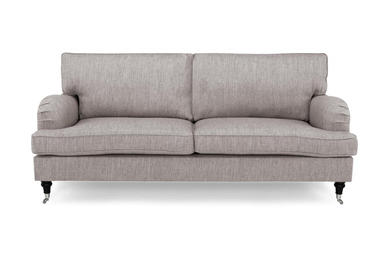 HOWARD Soffa 3,5-sits Grå/Brun - Howardsoffor - 3-sits soffor