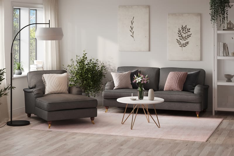 LYNN 3-sits Soffa Mörkgrå - Howardsoffor - 3-sits soffor