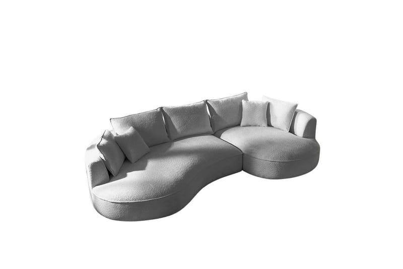 Hungirr Soffa med Divan 4-sits, Grå