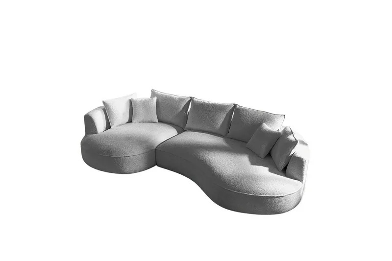 Hungirr Soffa med Divan 4-sits - Grå - Möbler - Vardagsrum - Soffor - Divansoffa & schäslong