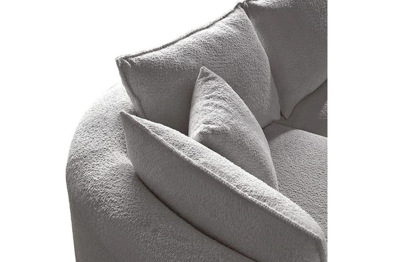 Hungirr Soffa med Divan 4-sits - Grå - Möbler - Vardagsrum - Soffor - Divansoffa & schäslong