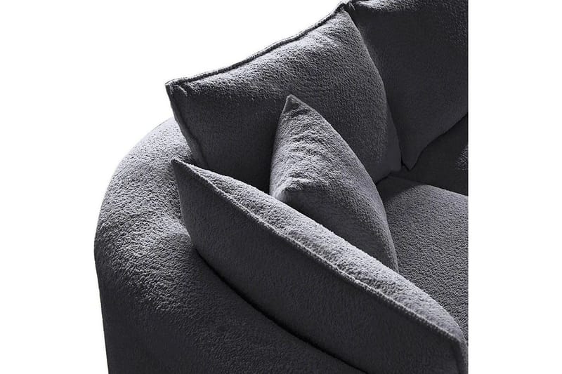 Hungirr Soffa med Divan 4-sits - Mörkgrå - Möbler - Vardagsrum - Soffor - Divansoffa & schäslong