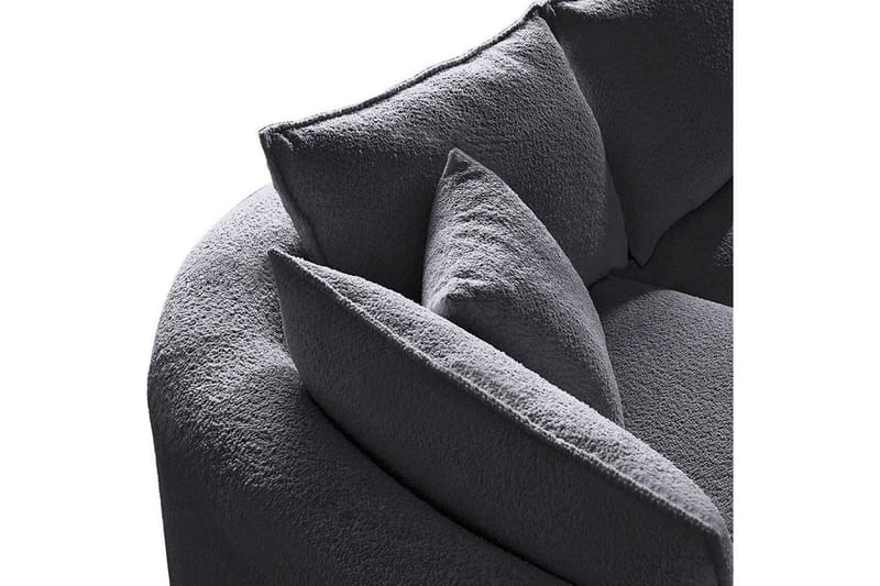 Hungirr Soffa med Divan 4-sits - Mörkgrå - Möbler - Vardagsrum - Soffor - Divansoffa & schäslong
