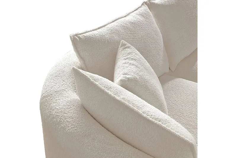 Hungirr Soffa med Divan 4-sits - Vit - Möbler - Vardagsrum - Soffor - Divansoffa & schäslong