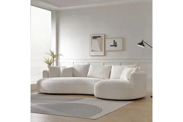 Hungirr Soffa med Divan 4-sits - Vit - Möbler - Vardagsrum - Soffor - 4-sits soffor