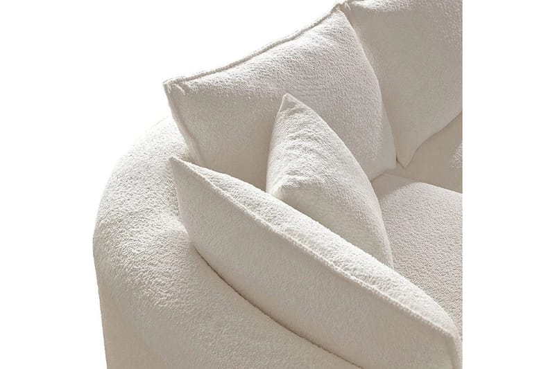 Hungirr Soffa med Divan 4-sits - Vit - Möbler - Vardagsrum - Soffor - Divansoffa & schäslong