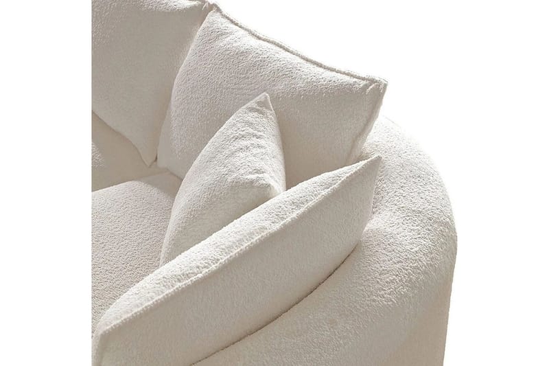 Hungirr Soffa med Divan 4-sits - Vit - Möbler - Vardagsrum - Soffor - Divansoffa & schäslong