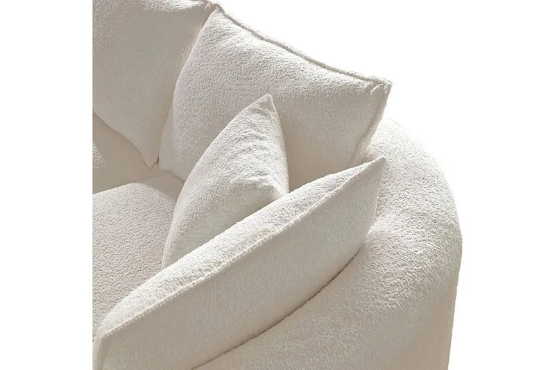 Hungirr Soffa med Divan 4-sits - Vit - Möbler - Vardagsrum - Soffor - Divansoffa & schäslong