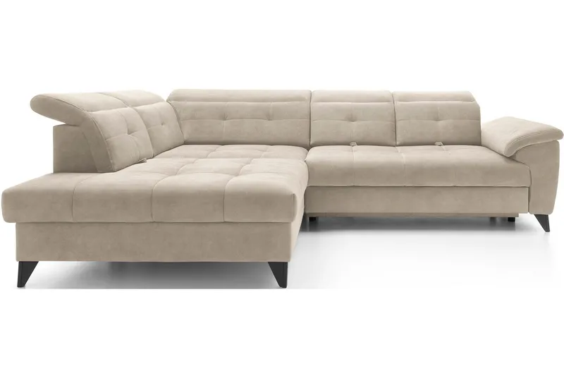 Inferne 5-sits Soffa med Schäslong - Beige - Möbler - Vardagsrum - Soffor - Divansoffa & schäslong