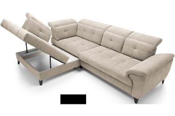 Inferne 5-sits Soffa med Schäslong - Beige - Möbler - Vardagsrum - Soffor - Divansoffa & schäslong