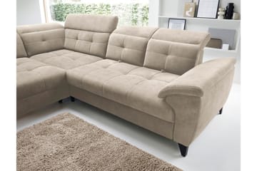 Inferne 5-sits Soffa med Schäslong - Beige - Möbler - Vardagsrum - Soffor - Divansoffa & schäslong