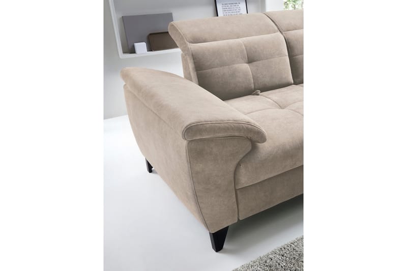 Inferne 5-sits Soffa med Schäslong - Beige - Möbler - Vardagsrum - Soffor - Divansoffa & schäslong